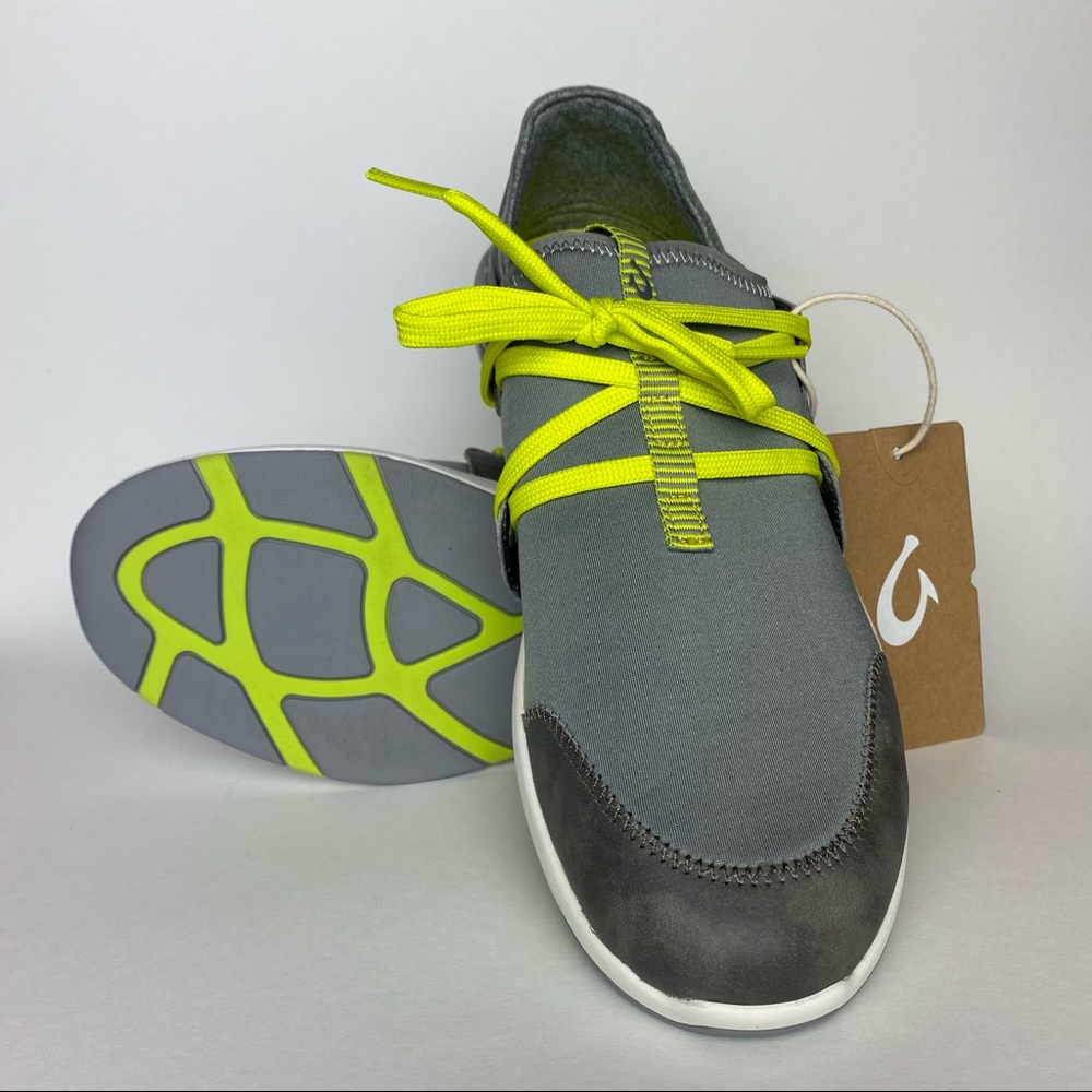 OLUKAI Miki Li Pale Grey/Charcoal